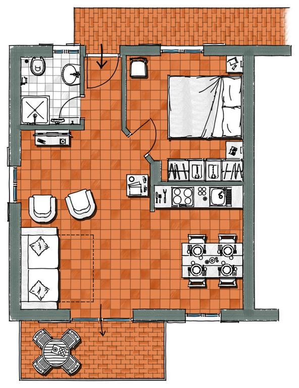 Appartement Casa Paola à Vesta Extérieur photo